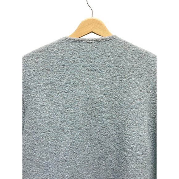 Giesswein Vintage 90's Blue Wool Cardigan Jacket Coatigan - Picture 5 of 6